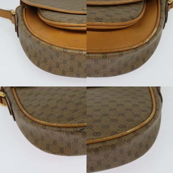 GUCCI Micro GG Supreme Shoulder Bag Pvc Beige Gold 001 58 001 58 - Picture 10 of 13